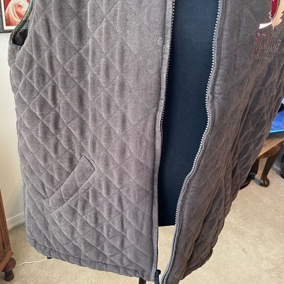 Orvis quilted vest-Med/brown - Picture 6 of 7